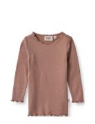 Wheat Rib T-Shirt Reese Rosa