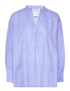 Moshi Moshi Mind Light Shirt Chambray Blå