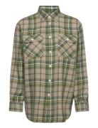 Polo Ralph Lauren Relaxed Fit Plaid Twill Utility Shirt Grön