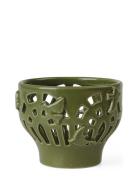 Kähler Orangery Tealight Holder Ø9.5 Cm Green Garden Grön