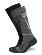 Tenson Core Ski Sock 2P Grå