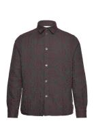 Les Deux Akira Jacquard Overshirt Grön