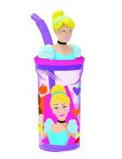 Princesses Disney Princess 3D Figurine Tumbler Bottle Rosa