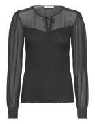Rosemunde Silk T-Shirt Svart