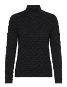 Selected Femme Slfnancy Ls Roll Neck Top Svart