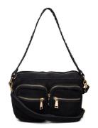 Noella Celina Bag Real Suede W. Gold Svart