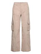 Gina Tricot Cargo Trousers Beige