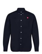 Double A By Wood Wood Ted Shirt Marinblå