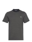 Fred Perry Fine Stripe Tee Svart