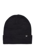 Lindex Knitted Beanie Fold Up Small K Svart