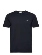 GANT Slim Shield Ss T-Shirt Svart