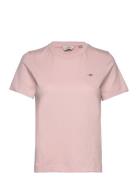 GANT Reg Shield Ss T-Shirt Rosa