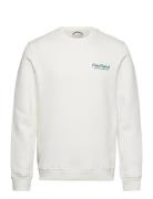 Penfield Penfield Sunset Mountain Back Graphic Crew Neck Sweat Vit