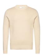 Selected Homme Slhtodd Ls Knit Crew Neck W Kräm