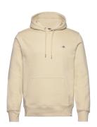 GANT Reg Shield Hoodie Beige