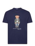 Polo Ralph Lauren Classic Fit Polo Bear Jersey T-Shirt Marinblå