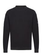 Calvin Klein Jeans Badge Relaxed Sweater Svart