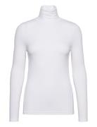 Calvin Klein Modal Rib Longsleeve Turtleneck Vit