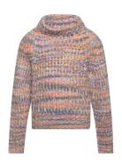 Lindex Sweater Heavyknit Polo Spacedy Multi/patterned