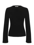 Gestuz Antaligz Peplum Wool Pullover Svart