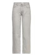 Gina Tricot Low Straight Jeans Grå