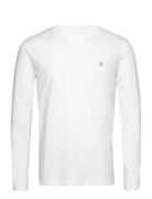 Marc O'Polo T-Shirts Long Sleeve Vit