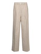 REMAIN Birger Christensen Belted Pants Beige