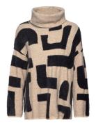 Tom Tailor Knit Intarsia Pullover Beige