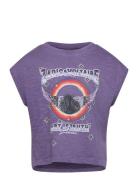 Zadig & Voltaire Kids Short Sleeves Tee-Shirt Lila