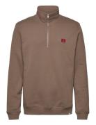 Les Deux Piece Half-Zip Sweatshirt Beige