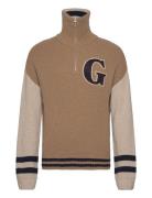 GANT Wool Neps Letterman Hz Beige