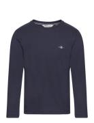 GANT Shield Ls T-Shirt Blå