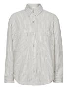 ONLY Onlmerle L/S Stripe Shirt Cc Pnt Vit