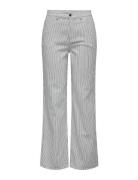 ONLY Onlmerle Hw Straight Stripe Pant Cc Pnt Grå