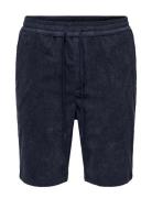 ONLY & SONS Onslinus Corduroy 0111 Shorts Marinblå