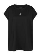 ZEBDIA Women Loose Fit T-Shirt Svart