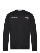 Calvin Klein Jeans Spray Box Ls Tee Svart