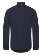 Tommy Hilfiger Dc Flex Poplin Solid Sf Shirt Marinblå