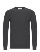 Calvin Klein Cotton Nylon Mouline Sweater Khaki Green