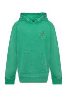 Lyle & Scott Junior Over D Acid Wash Lb Oth Hoodie Grön