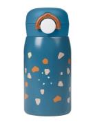 Water Bottle - Small - Cobblest Home Meal Time Blue Fabelab