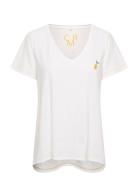 Cream Cridiana T-Shirt Vit