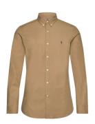 Polo Ralph Lauren Slim Fit Stretch Poplin Shirt Beige