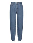 Selected Femme Slfemma Hw Aqua Blue Denim Jogger Jeans Blå