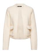 Gina Tricot Knitted Jacket Kräm