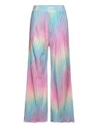 Lindex Trouser Jersey Plisse Rainbow Multi/patterned