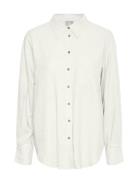 YAS Yasflaxy Ls Linen Shirt Noos Vit