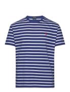 Polo Ralph Lauren Classic Fit Striped Jersey T-Shirt Marinblå