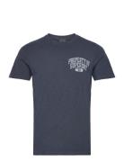 Superdry Athletic College Graphic Tee Marinblå