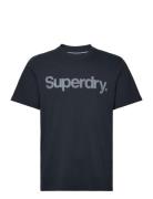 Superdry Core Logo City Loose Tee Marinblå